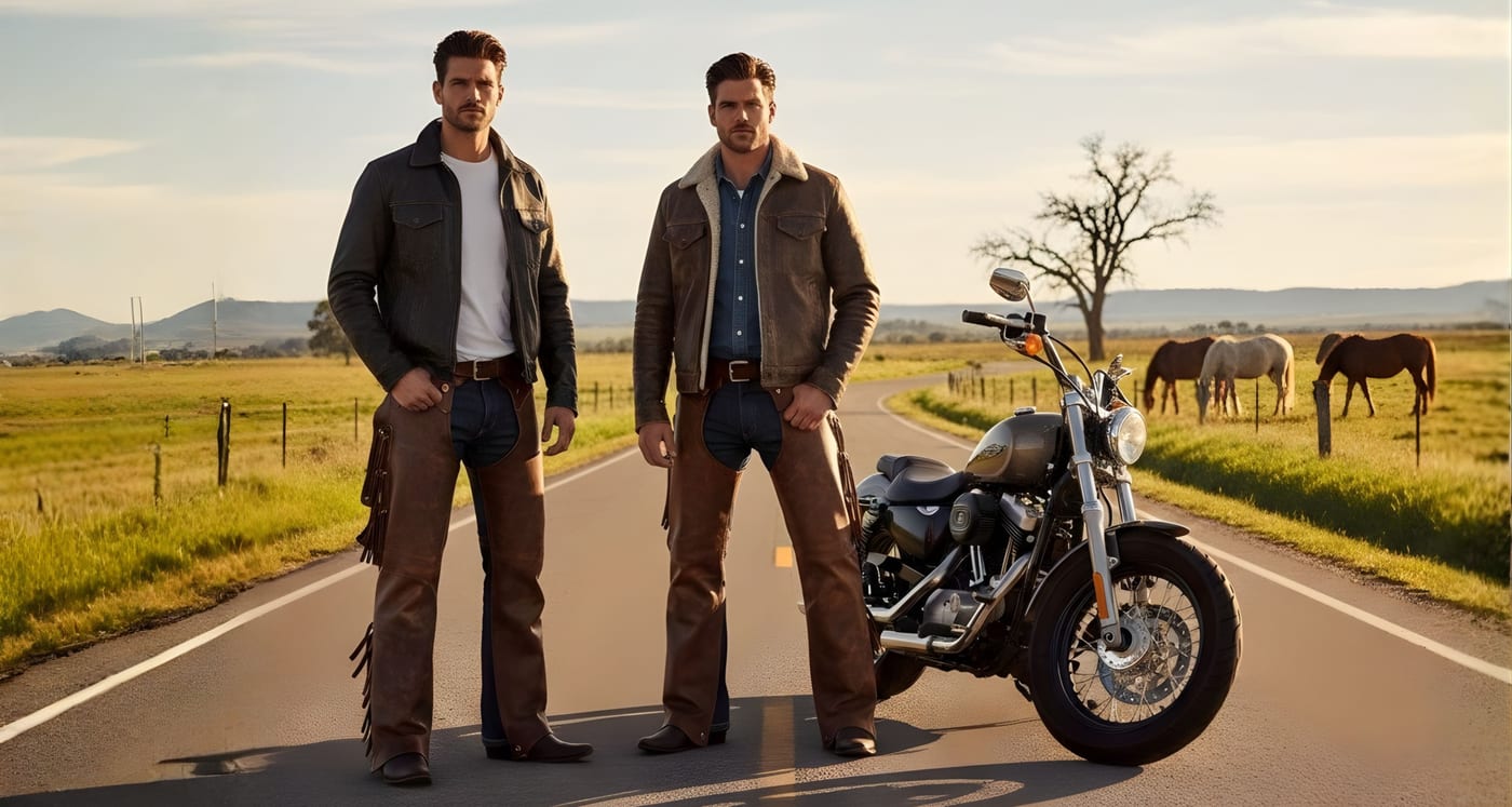Leather Chaps for Men – Ideal for Bikers and Riders
